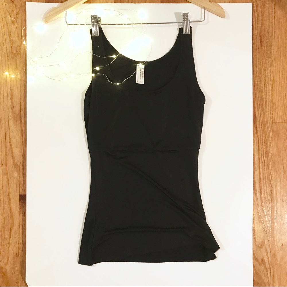 Flexees Maidenform Shapewear Black Camisole